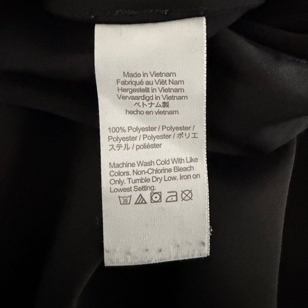 J.Crew Gwyneth Slip Skirt L Black Satin Midi Quiet Luxury Old Money Office Siren - Picture 5 of 7